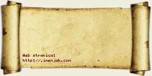 Jasminka Čakaranović vizit kartica